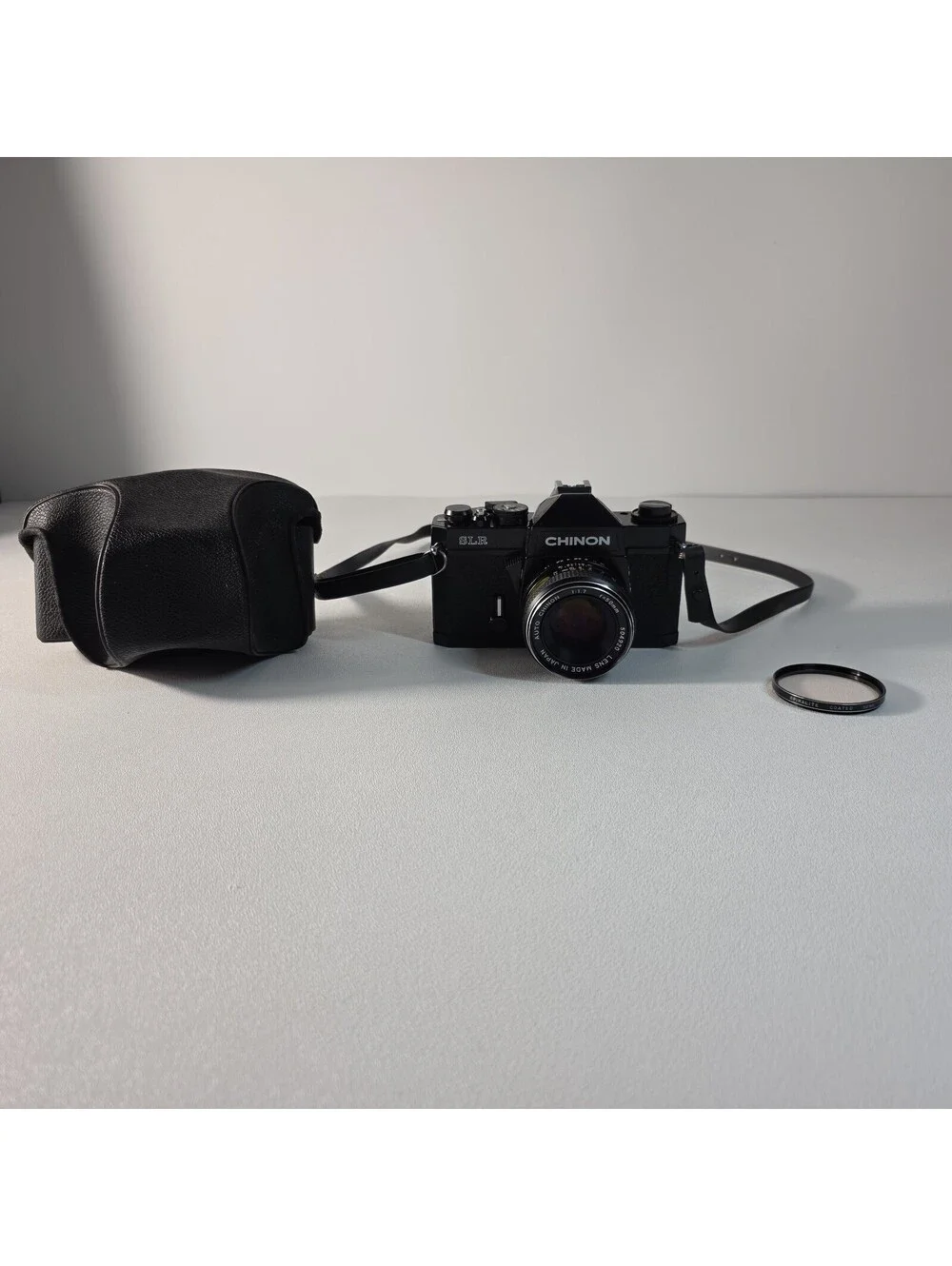 VTG Nice Metal Body Chinon SLR Metal Body Camera 50MM Lens Tested Clean